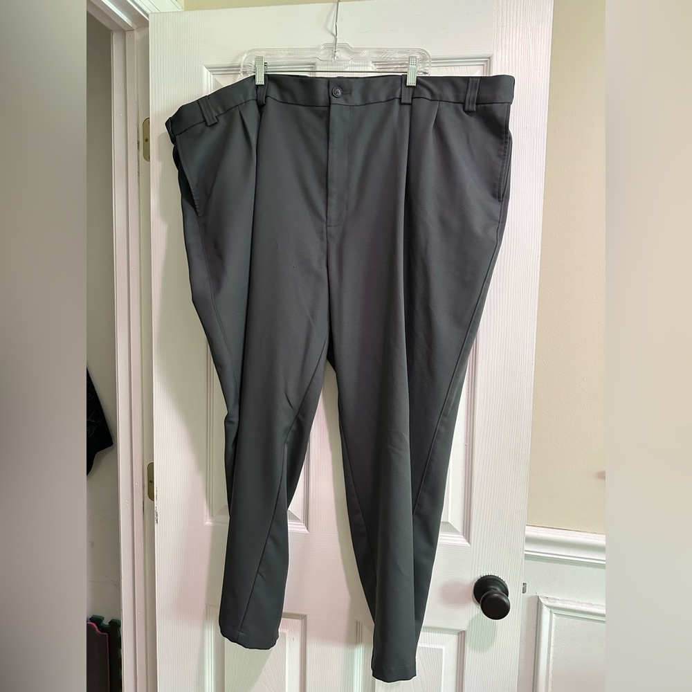 56W/30L Oak Hill Gray Dress Pants